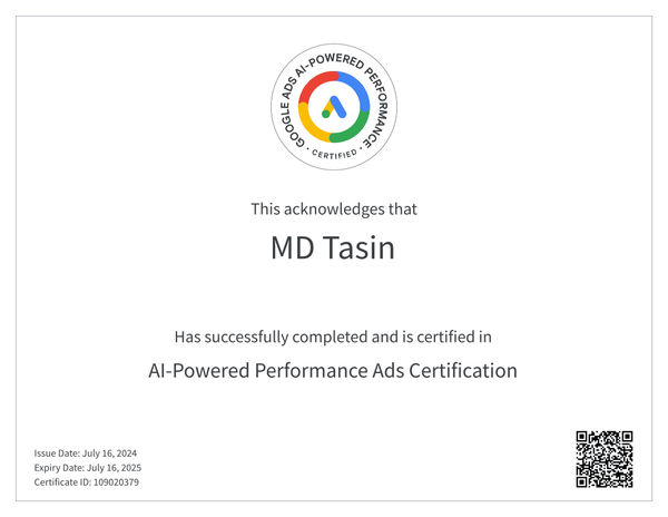 AI-Powered Performance Ads Certification